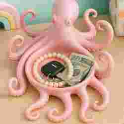 Octopus Trinket Tray – Fun Catch-All Holder for Keys, Jewelry, and Decor