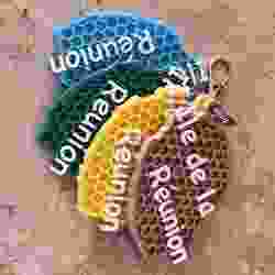 Porte-clés Île de la Réunion / Reunion Island Keychain - 3D Map, Travel Souvenir, Original Accessory