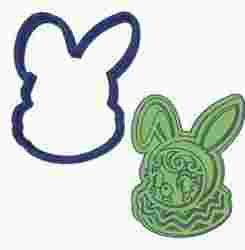 Sad Clown Bunny Cookie Cutter STL - Halloween Digital File