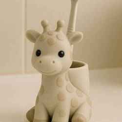 🦒 Cute Baby Giraffe Toothbrush Holder (STL)