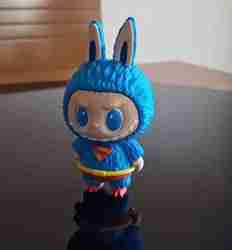 Multicolored Superman Labubu doll Multiparts Cute