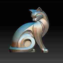 STYLIZED CAT STATUE