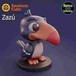 Zazu - 3D figure Savanna Cubs Retro Infinity (90mm) : vinyl collectible