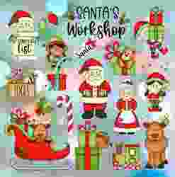 Christmas Santa's Workshop Cookie Cutter Set