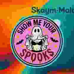 👻✨ Show Me Your Spooks Design Mold – Freshie, Ornament, Resin & Candle Mold ✨👻