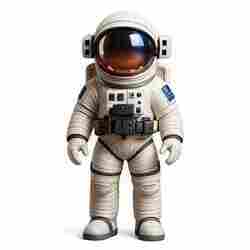 Astronaut in futuristic spacesuit