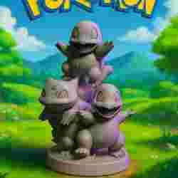 Pokémon Starter Tower – Chibi Style Figure