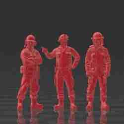 🚒 3 Pack Set 5 - Firefighters H0 | Firefighters H0 - 3 Pack Set 5