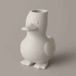 Duck-Shaped Vase