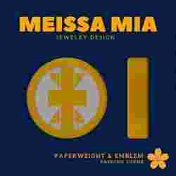 Coat of Arms Sigil Badge - Desk of Honor – 3D Print File for Samurai Crest Paperweight - Home Decor, Artwork Wall Art - Japanese Samurai Clan Emblem - Family Insignia Desk Accessories - Heritage Family Symbol