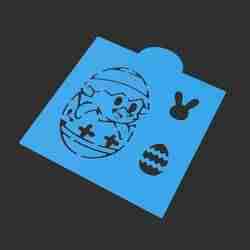 Easter Chick Stencil 100mm