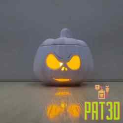 Jack Skellington Pumpkin Tea-Light Lamp