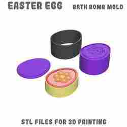 Easter egg bath bomb mold