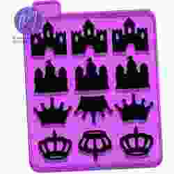 12 Cavity Crown and Castle STL Mold Housing