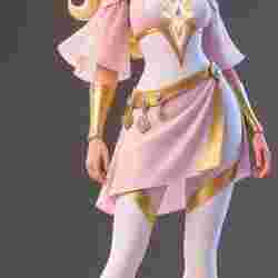 Afrodite Doll figurine, girl, beautiful girl, doll, female doll, doll in dress, shoes and with long hair