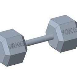 Cement dumbbell mold 10kg Gym