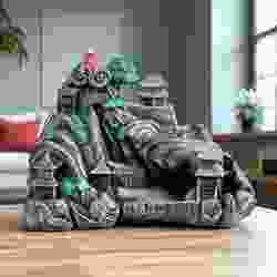 Oriental Mountain Backflow Incense Burner @ 3D Printable Digital Instant Download