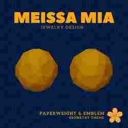 Desk Geometry – 3D Print File for Archimedean Paperweight - Archimedean Solid Home Decor - Geometric Paperweight - Sacred Geometry Fashion Statement - Platonic Solid Star Polyhedra