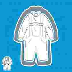 Oktoberfest cookie cutters - lederhosen suit (style 1)