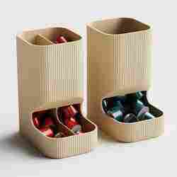 Coffee Capsule Holder - Fluted Pattern - Nespresso Vertuo Dolce Gusto Pod Organizer