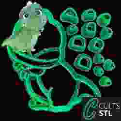 CORTADOR DINOSSAURO BABY 2 - 6cm