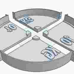 10KG Weight Plate Concrete Mould