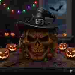 Magical Skeleton Pumpkin