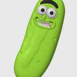 Pickle Rick, BATH BOMB MOLD , Hybrid Mold
