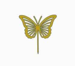butterfly topper