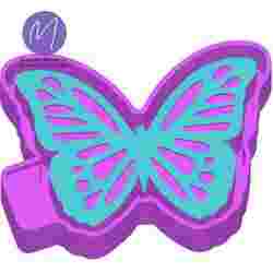 Butterfly Freshie Mold Housing STL