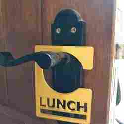 Lunch Door Hanger – Do Not Disturb / Reminder Sign
