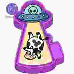 UFO Cow napping Freshie STL Mold Housing
