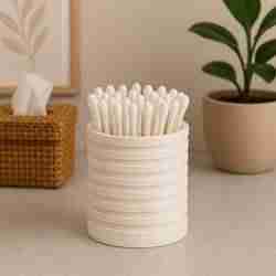 Cotton Swab Holder for Countertop