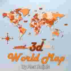 3D World Map