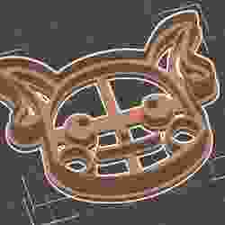 Pokemon TROZEI Raichu Cutter / Stampino