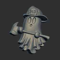 ghost axe work cnc model