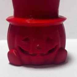 Halloween pumpkin tealight candle