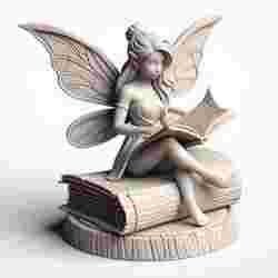 Fairy Miniature on Tree Stump