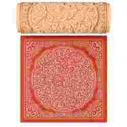 Floral Lace Texture Roller – Elegant Lace Roller for Clay, Pottery, Fondant and Crafts