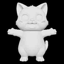 Chibi Cat Figurine