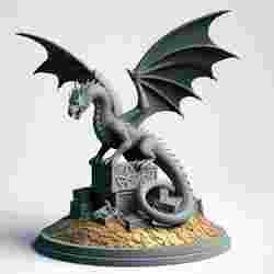 Smaug Dragon on Treasure Pile