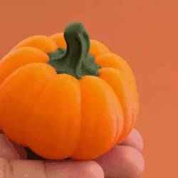 Pumpkin 001 for decoration - Print in place - No supports - 3mf - stl