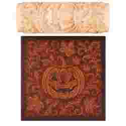 Pumpkin Halloween Texture Roller STL File – Spooky Clay Tool for Pottery, Fondant and Crafts