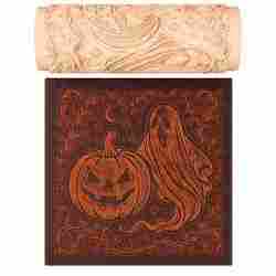 Pumpkin & Ghost Halloween Texture Roller STL File – Spooky Clay Tool for Pottery, Fondant and Crafts