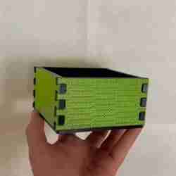 art box small low sign open dovetail joint for 3d printing