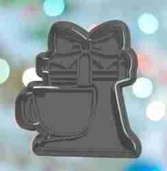 Mixer With Bow Cookie Cutter