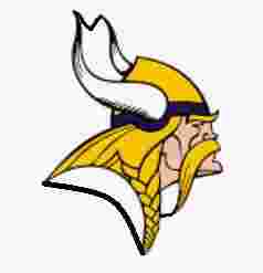 4  sizes - Minnesota Vikings NFL Logo Cookie Cutter - Sharp, clean cutting edges!