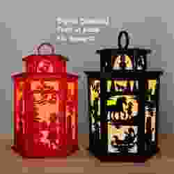 Christmas Lantern STL Snowman Merry Christmas  Elf Tea Light Holder Home Decor Candle Holder