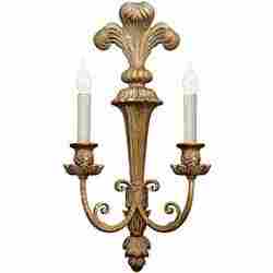 Bronze Sconce in Classic Style Romantic Wall Light Candlestick 3D model