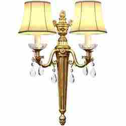 Italian Golden Sconce in classic style Rococo crystal Wall lamp 3D model